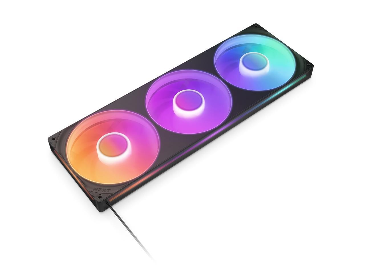 NZXT F SERIES RGB CORE 420MM BLACK SINGLE-FRAME RBG FAN UNIT
