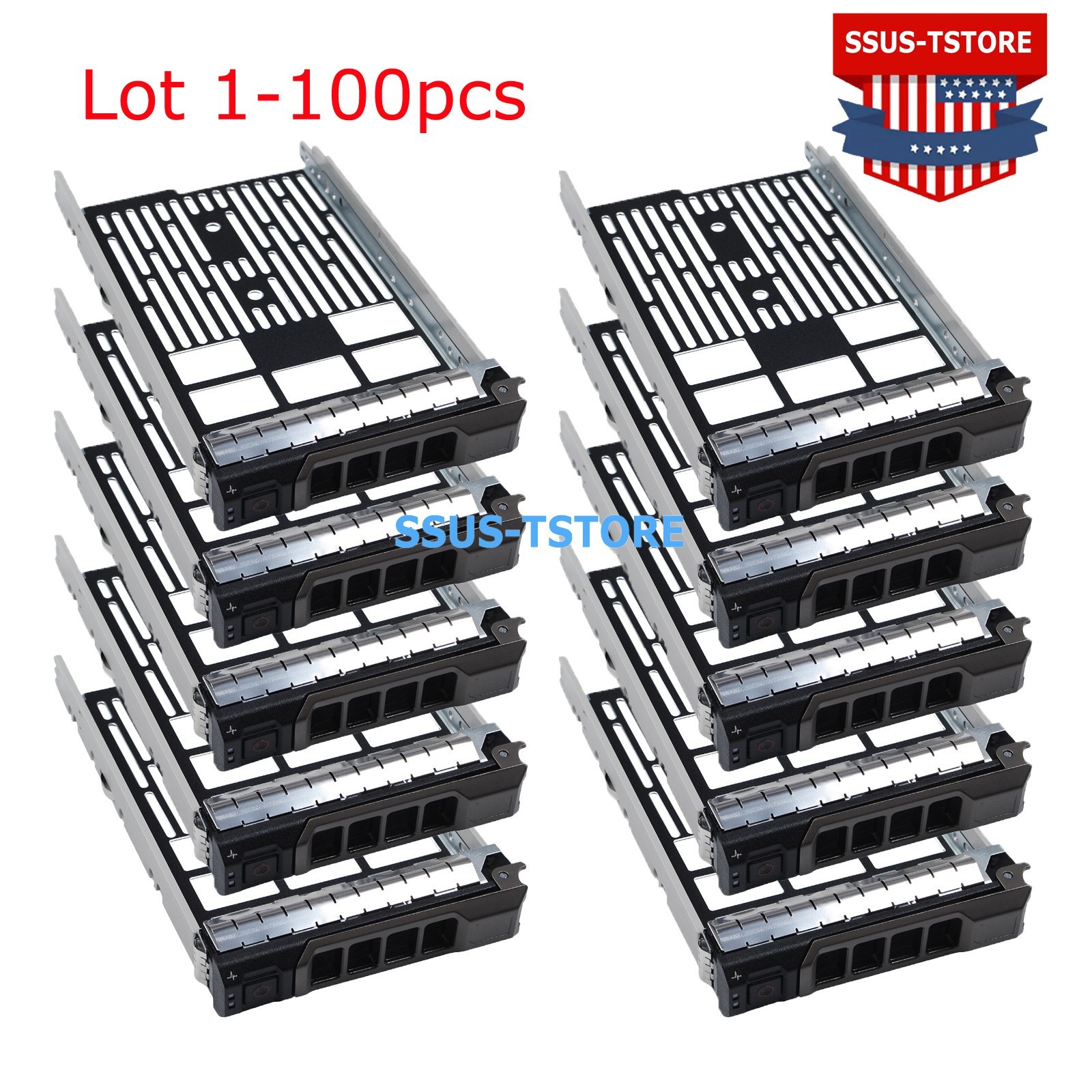 Lot 3.5'' Tray Caddy For Dell T430 T630 R630 R730XD R720 R710 KG1CH F238F X968D