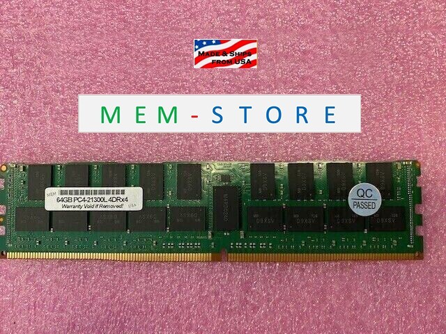 Q2D33A-MB 64GB DDR4-2666MHz LRDIMM RAM Memory for HPE Apollo r2800 Gen10