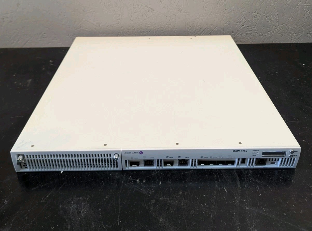 Alcatel-Lucent OmniAccess OAW-4750 Wireless Lan WLAN Controller Network Switch