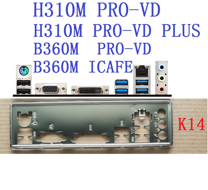 1Pc Backplane IO I/O Shield FOR MSI B360M PRO-VD H310M PRO-VD H310M PRO-VD PLUS