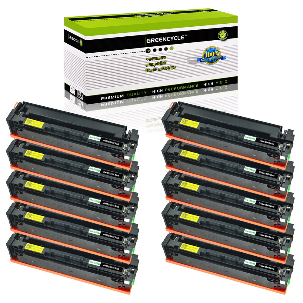 10PK BK Toner Fits for 045 Canon MF632cdw ImageClass MF634cdw LBP612cdw Printer