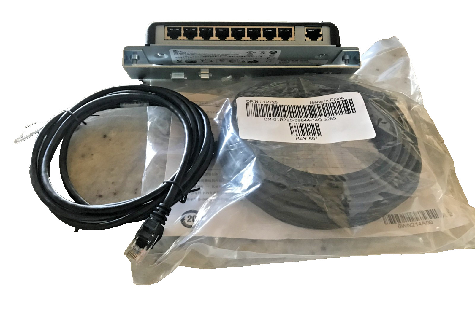 Genuine Dell Poweredge 0FG697 8-Port KVM Switch Expansion Module 03H8HP FG697