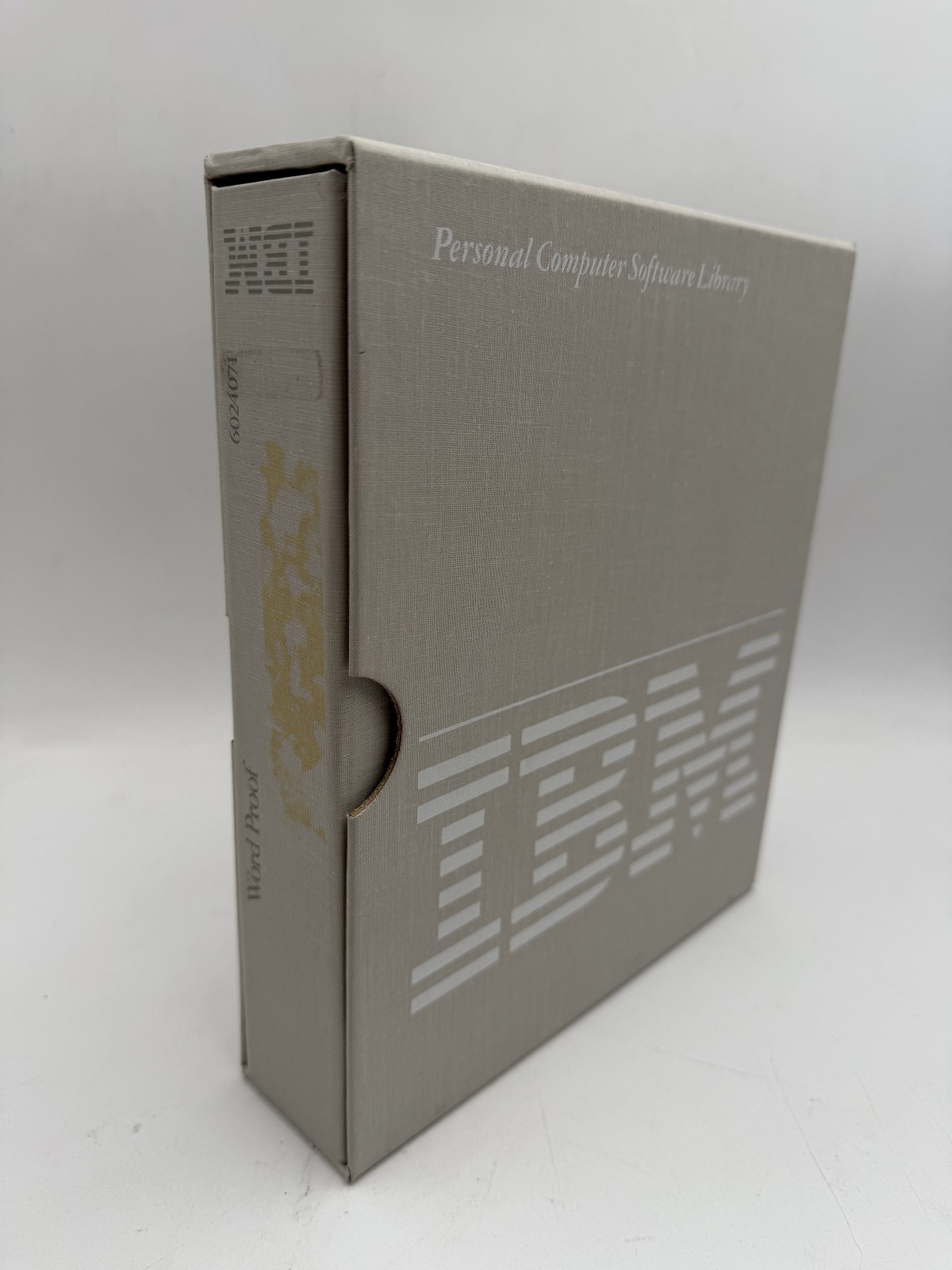IBM Word Proof Vintage Software & Manual 5.25" Floppies