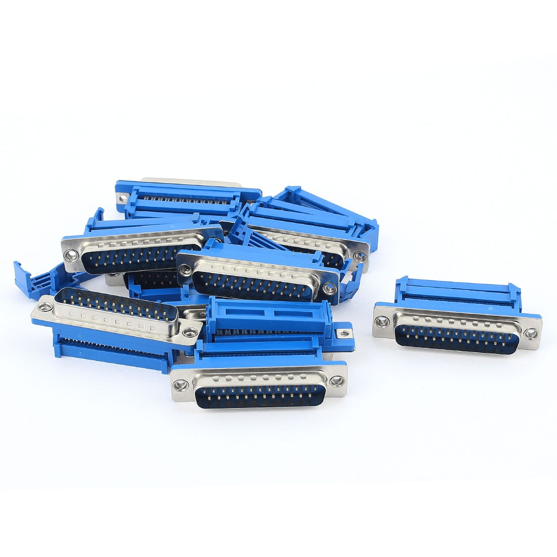 10Pcs Parallel Port D-SUB DB25 25-Pin Male IDC Flat Cable Connector