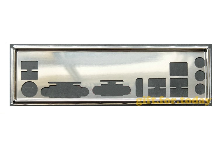 For ASRock X370M-HDV Shield I/O IO Rear Baffle Backplate Motherboard