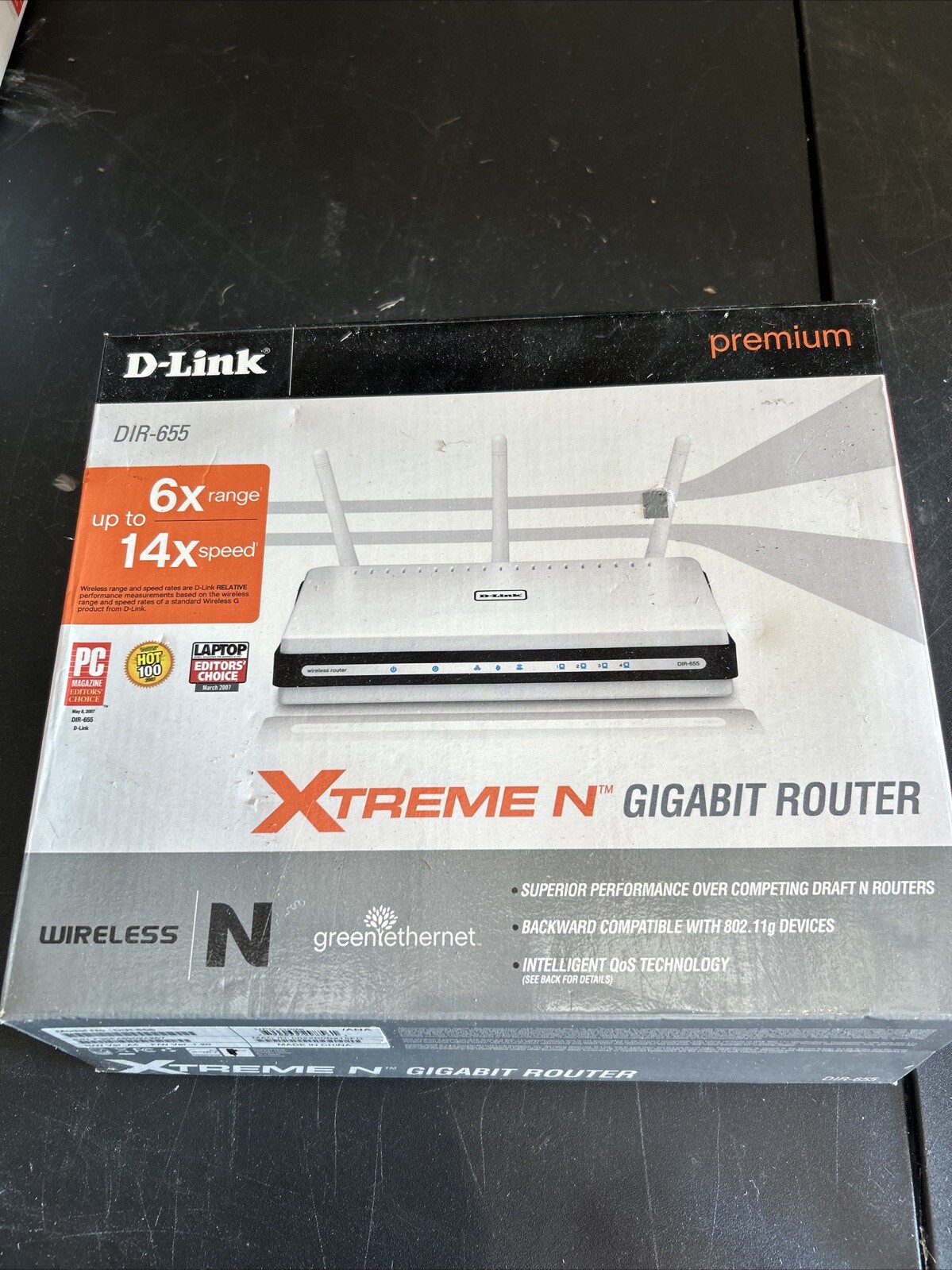 D-Link N300 DIR-655 Xtreme N Gigabit Wireless Router White 4 Gb