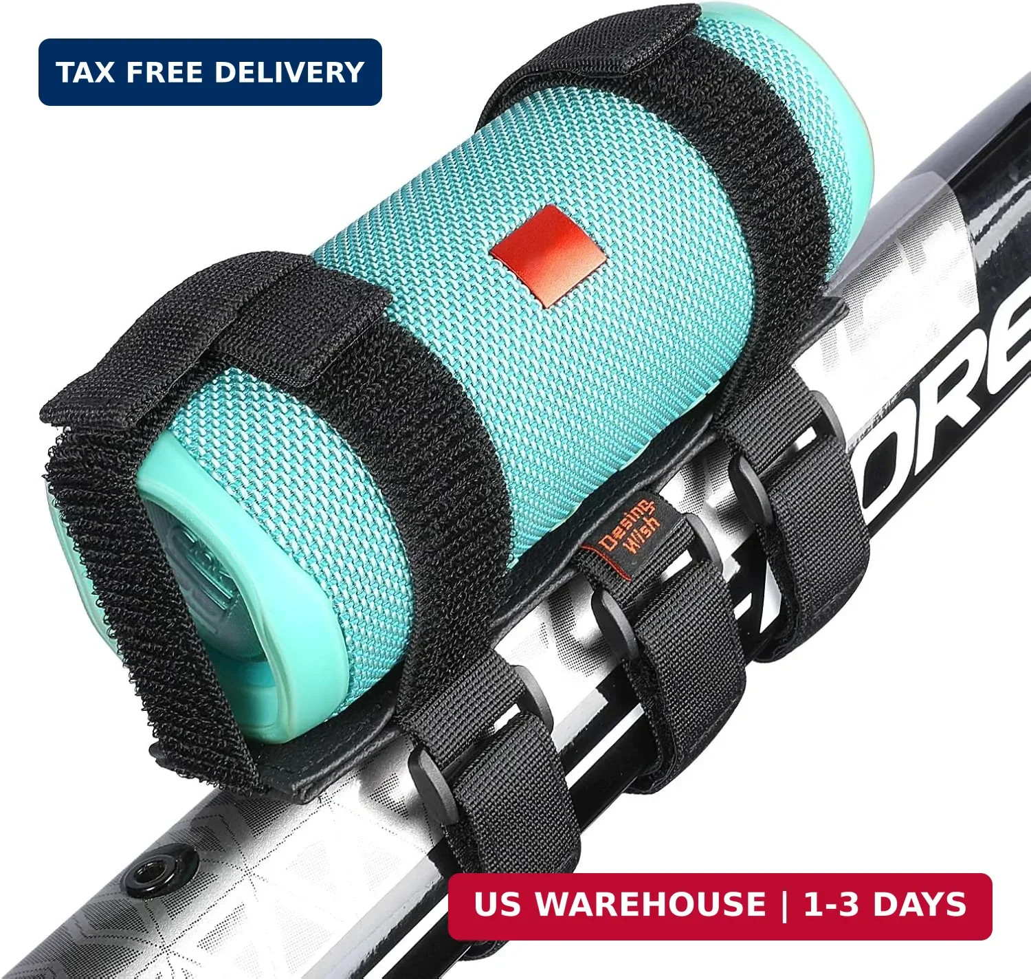 Portable Bike Speaker Mount for Bluetooth Wireless Speakers | Waterproof Adjusta