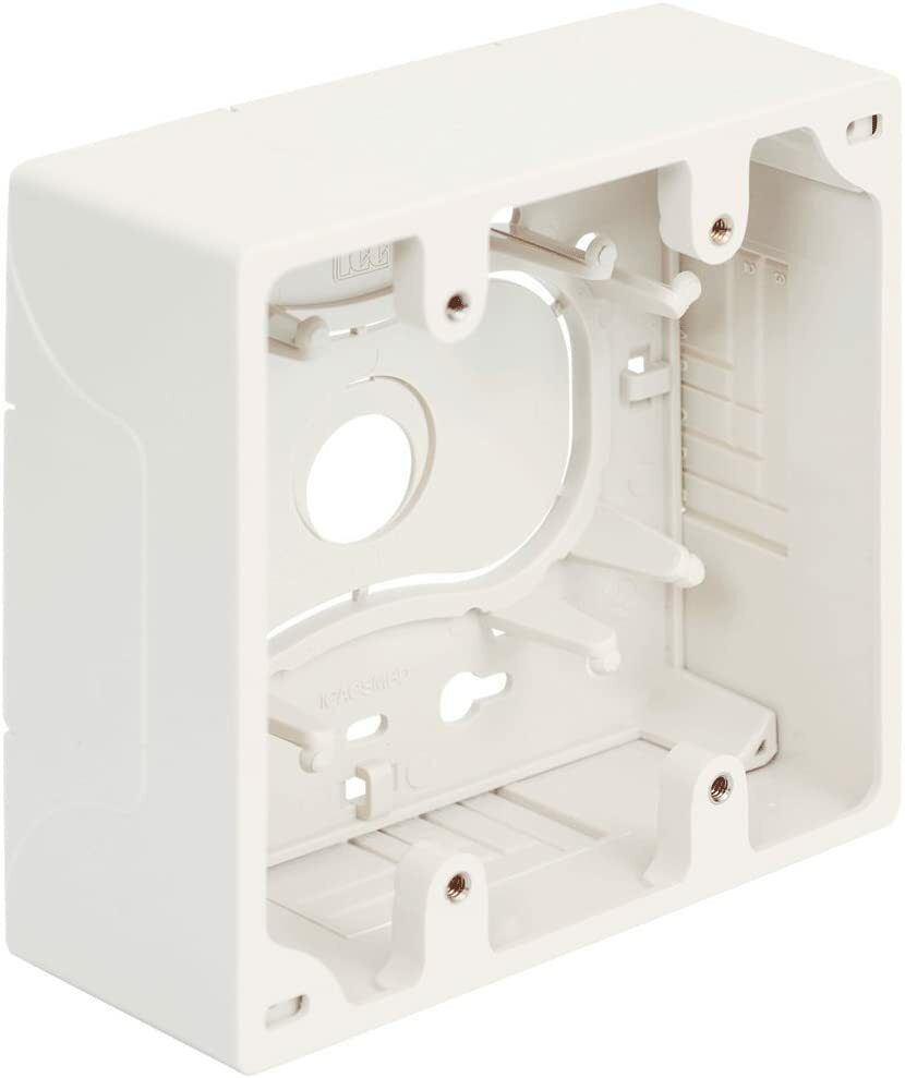 ICC Mounting Box in Double Gang, White