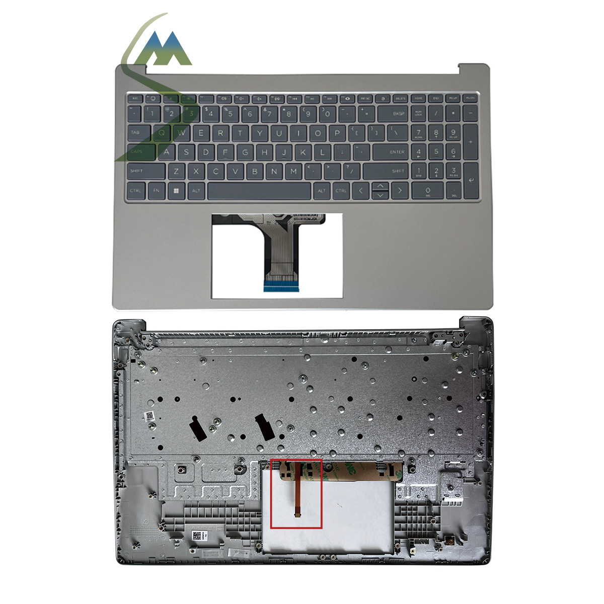  New Upper Case Palmrest with Backlit Keyboard For HP 15-FC 15-FD N36752-001 US