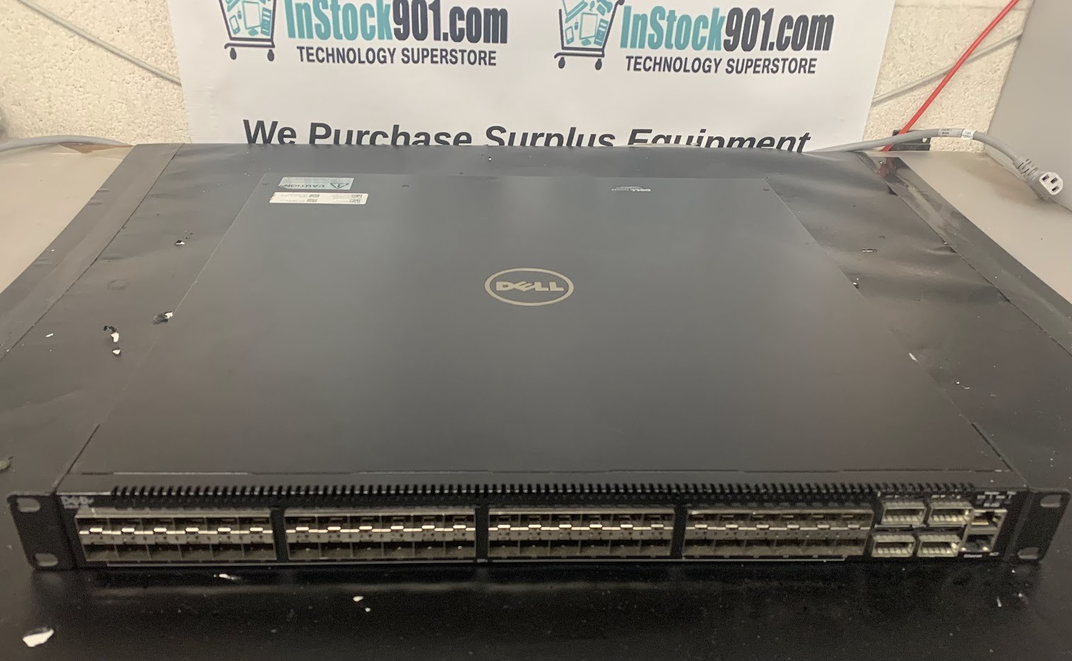 Dell S4810-ON Open Network Switch 48x 10GbE SFP+, 4x QSFP+ Dual Power w Rack Ear