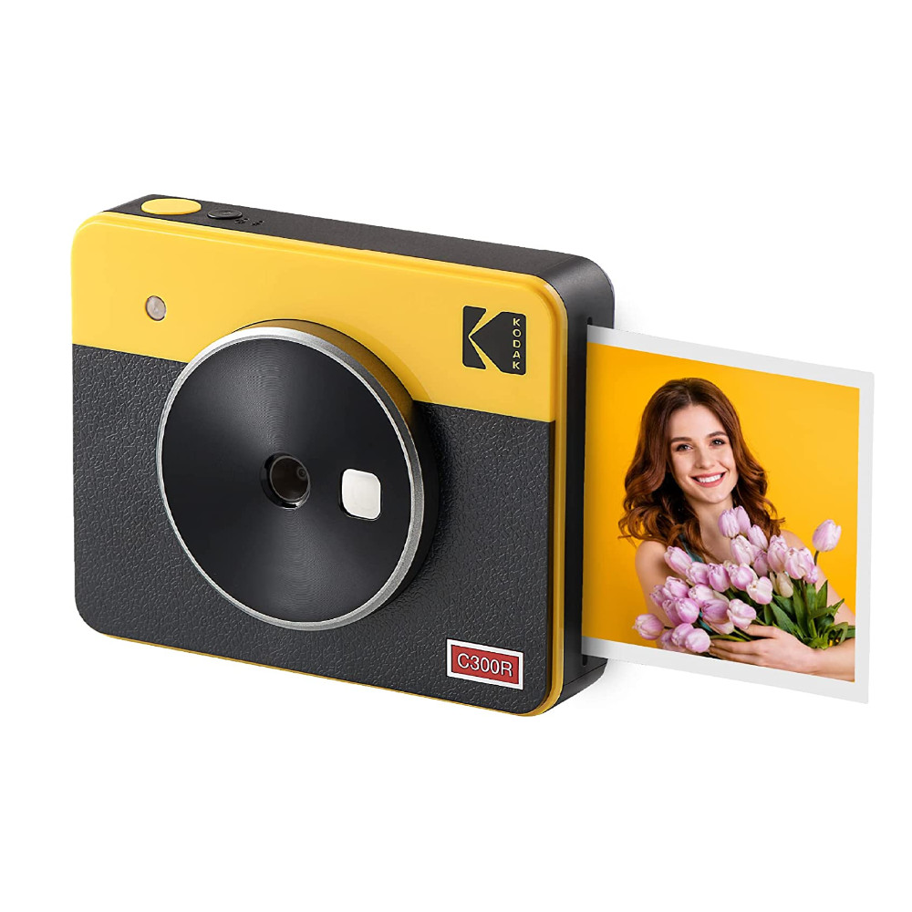 Kodak Mini Shot 3 Retro Instant Camera + Smartphone Compatible Printer +8 Sheets