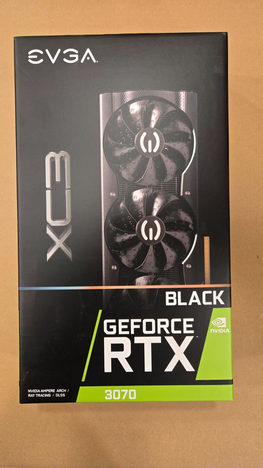 EVGA GeForce RTX 3070 XC3 BLACK GAMING 8GB GDDR6 Graphics Card (08G-P5-3751-KL)