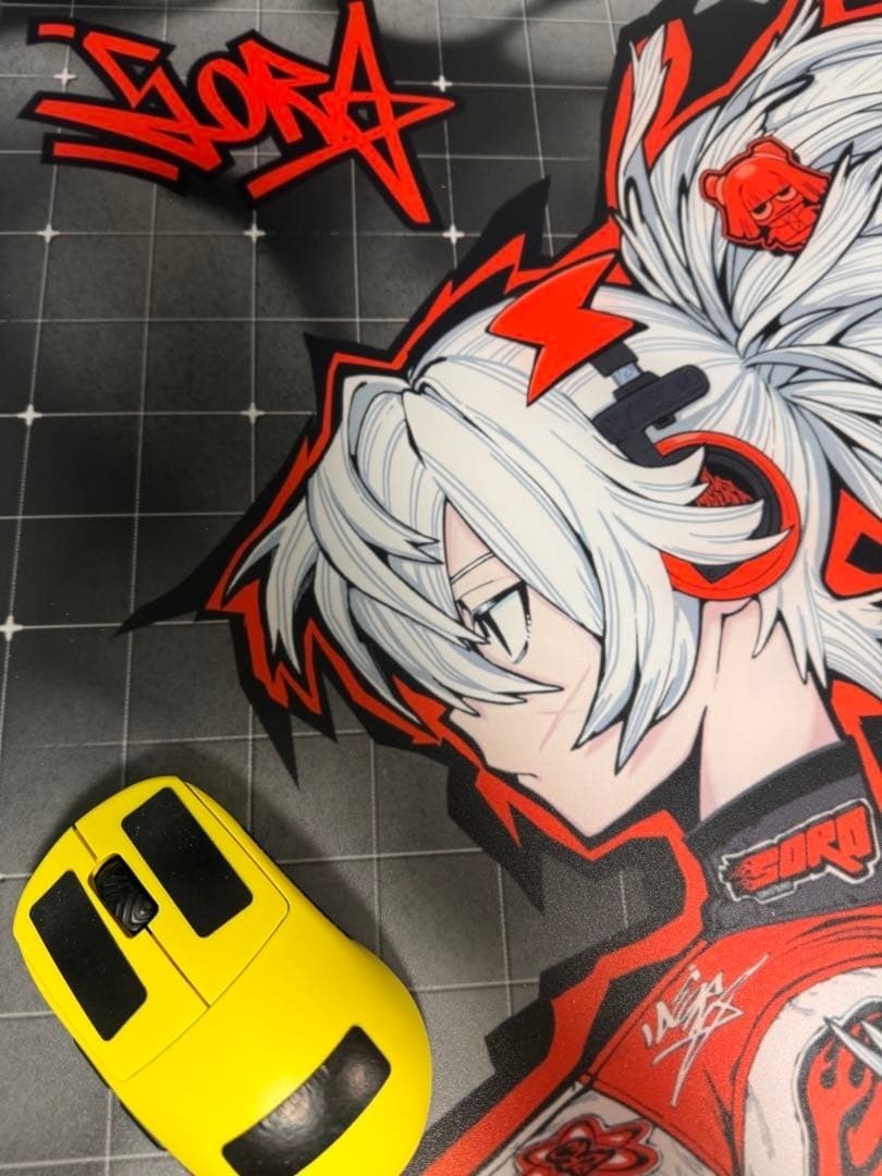 WALLHACK SP-004 - SORA DRIFT Glass Mouse Pad from Japan Used With Box