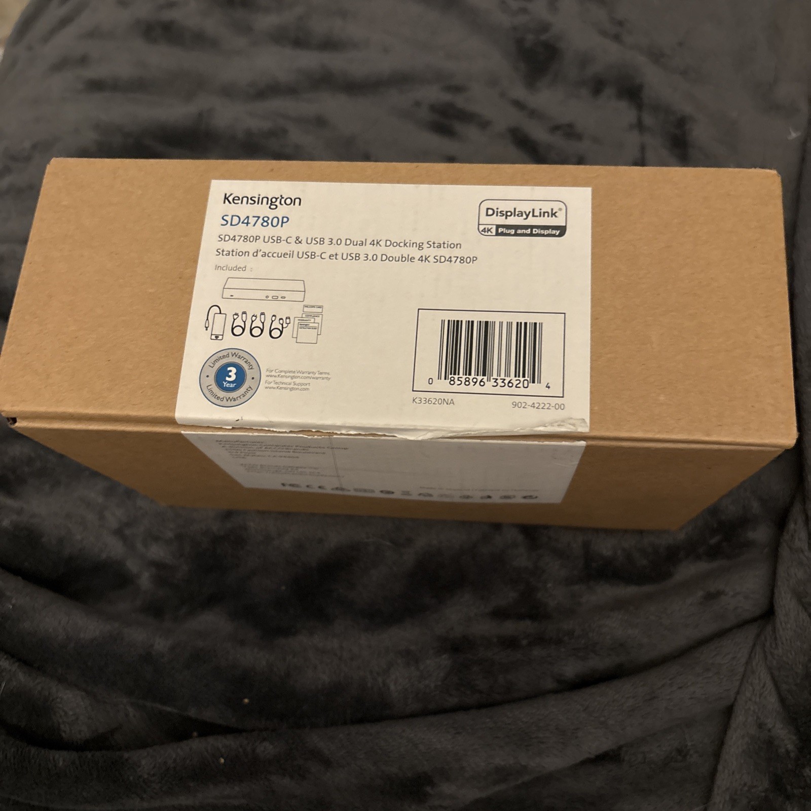 Kensington SD4780P DisplayLink (4k Plug and Display)
