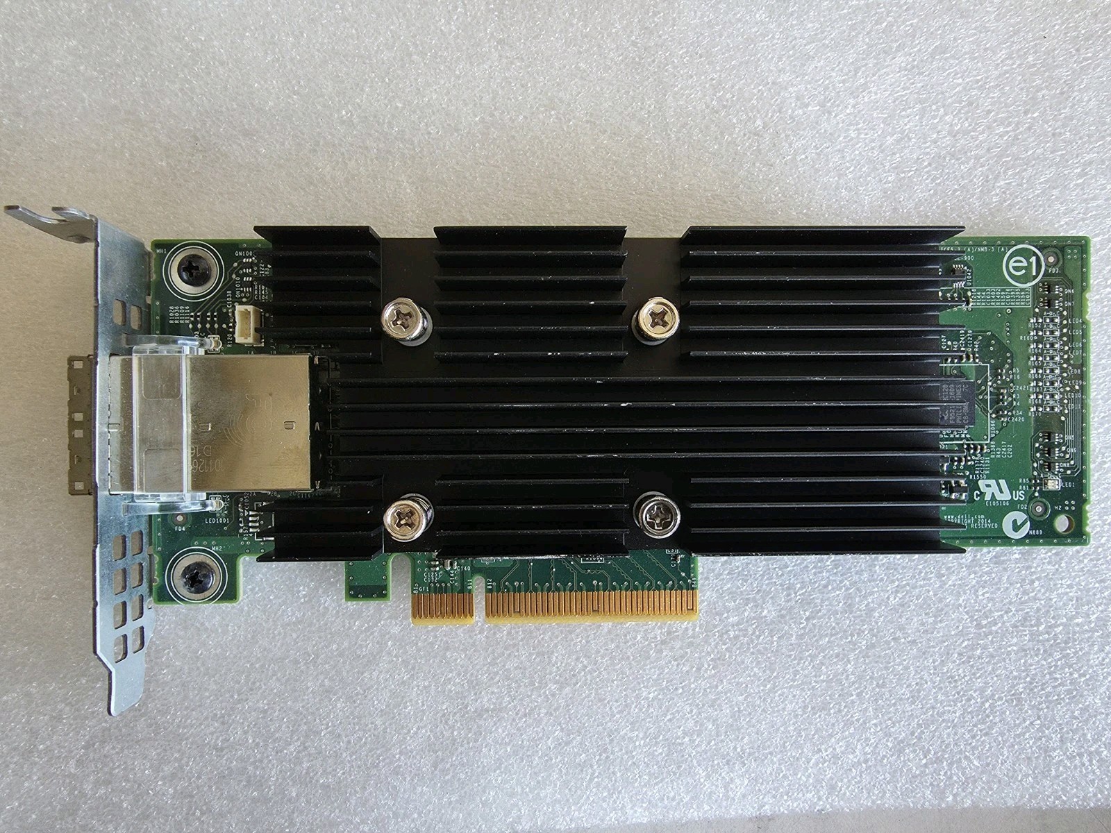 Dell Dual-Port 12Gb/s SFP SAS Host Bus Adapter Dell P/N: 0T93GD