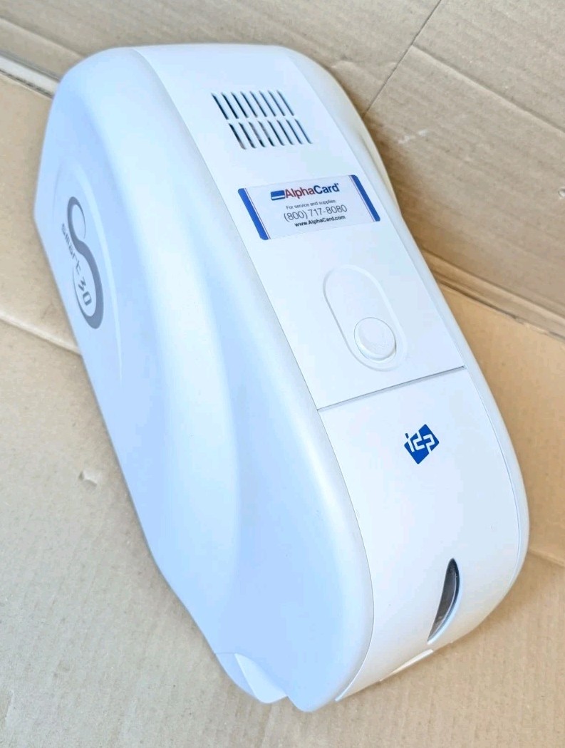 IDP SMART PRINTER MODEL SMART-30S HIGH RESOLUTION PHOTO ID CARD PRINTER