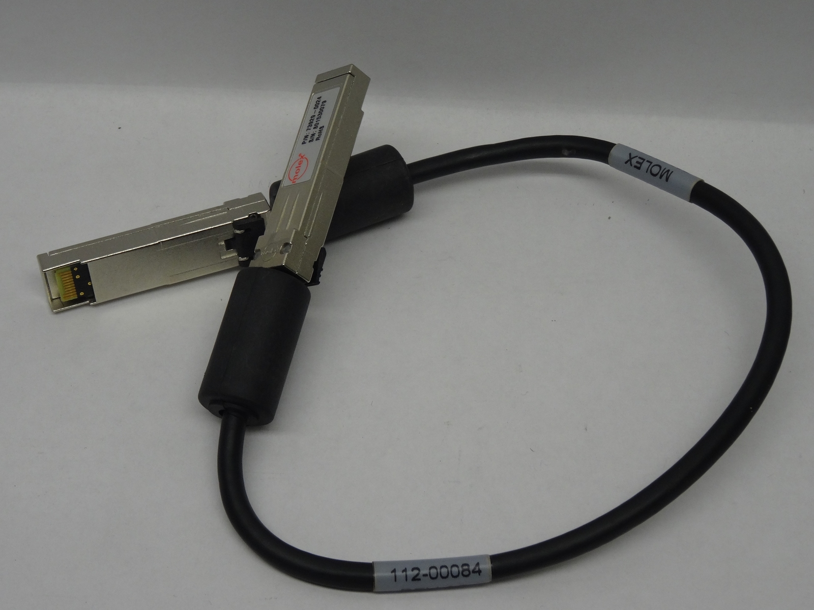 NETAPP MOLEX 112-00084 FIBRE OPTIC CHANNEL SFP INTERCONNECT CABLE