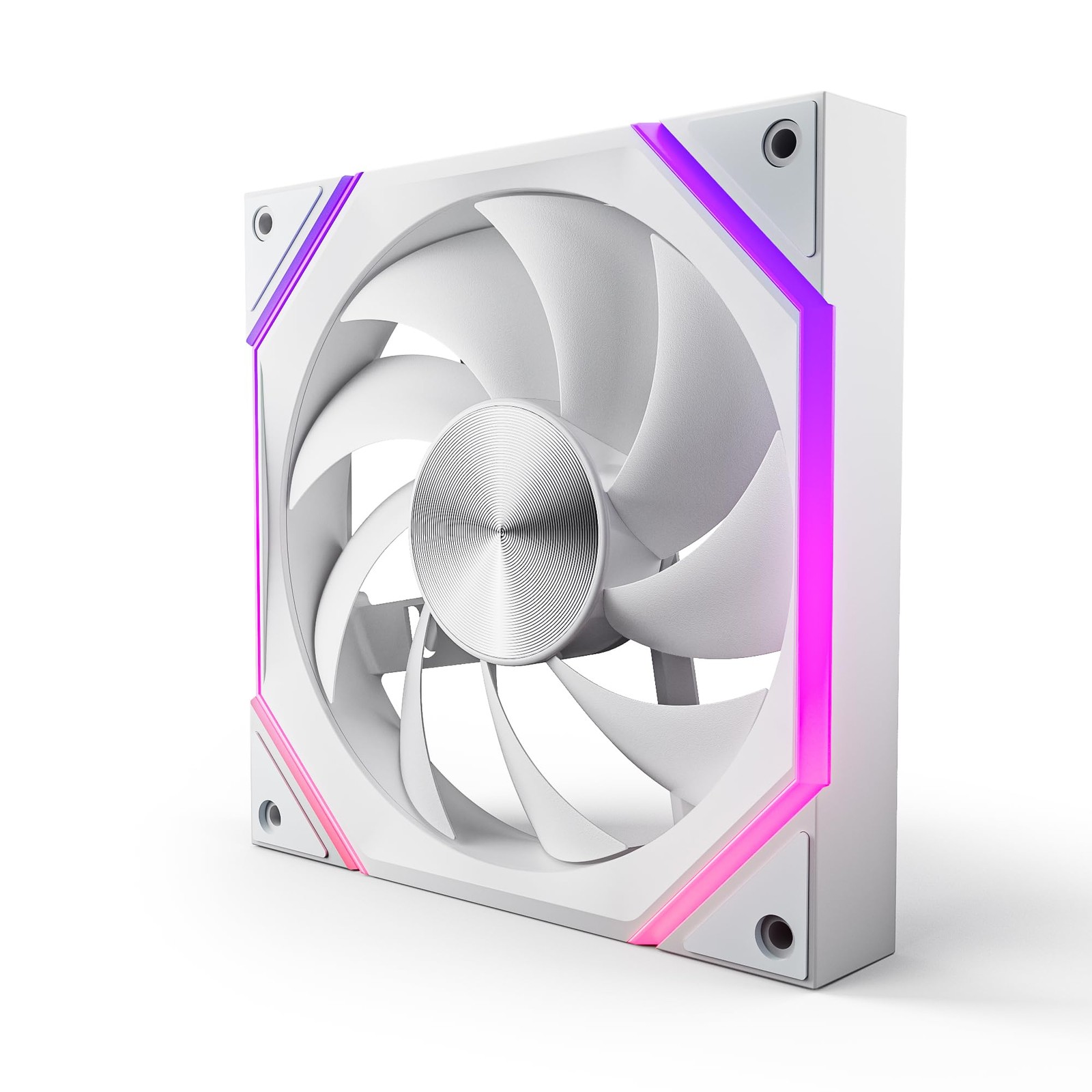 Nyota 140mm RGB PC Fan 1 Piece HDB 2000 RPM/61.5 White Plastic
