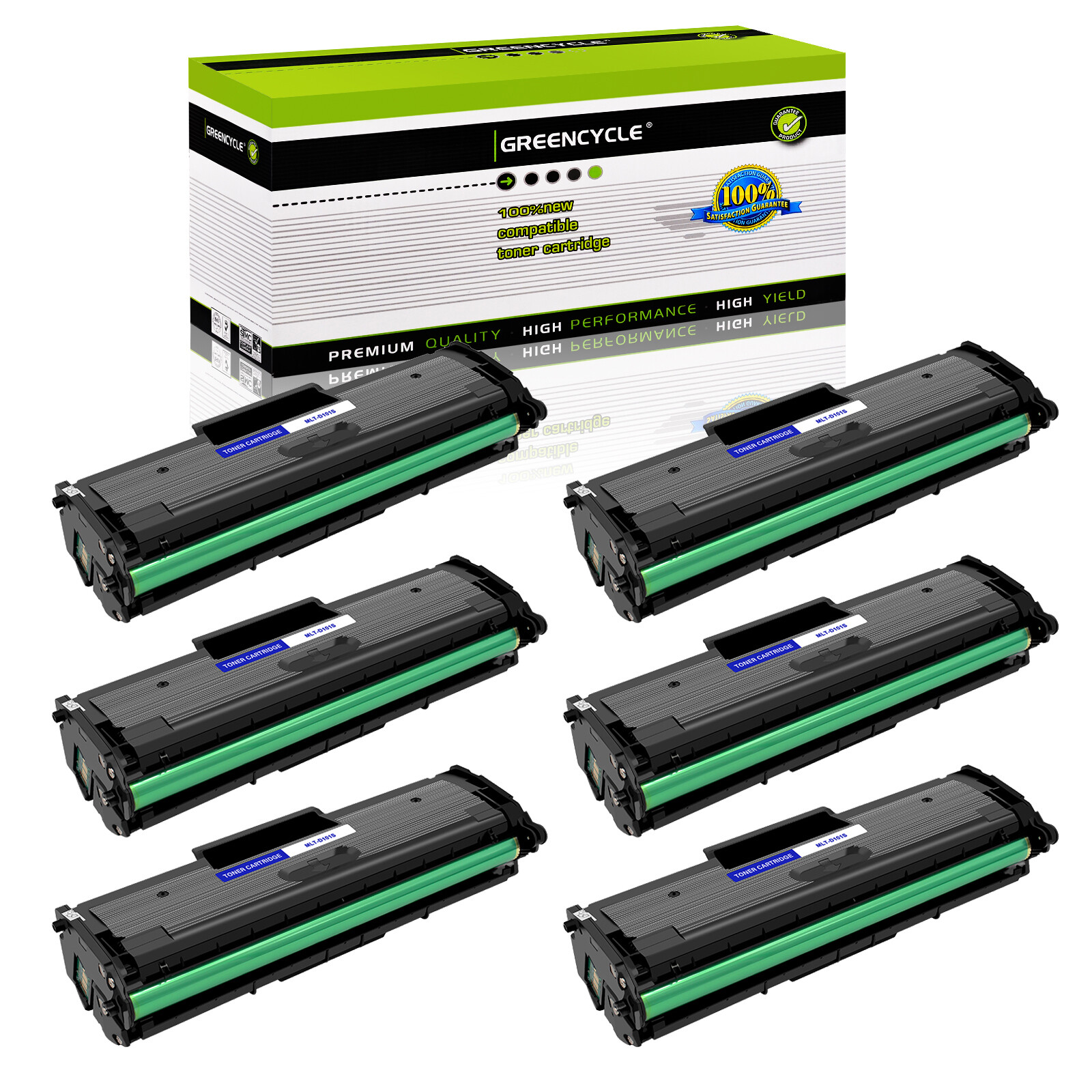 6PK MLT-D101S D101L Toner Cartridge Fits For Samsung ML-2165 SCX-3405FW SF-760P