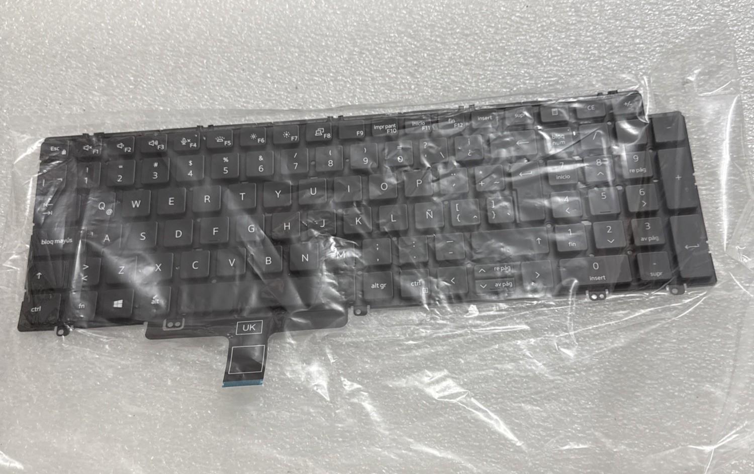 Replacement New Dell Precision 3570 3571 BCL Keyboard Latin Spanish Teclado PE