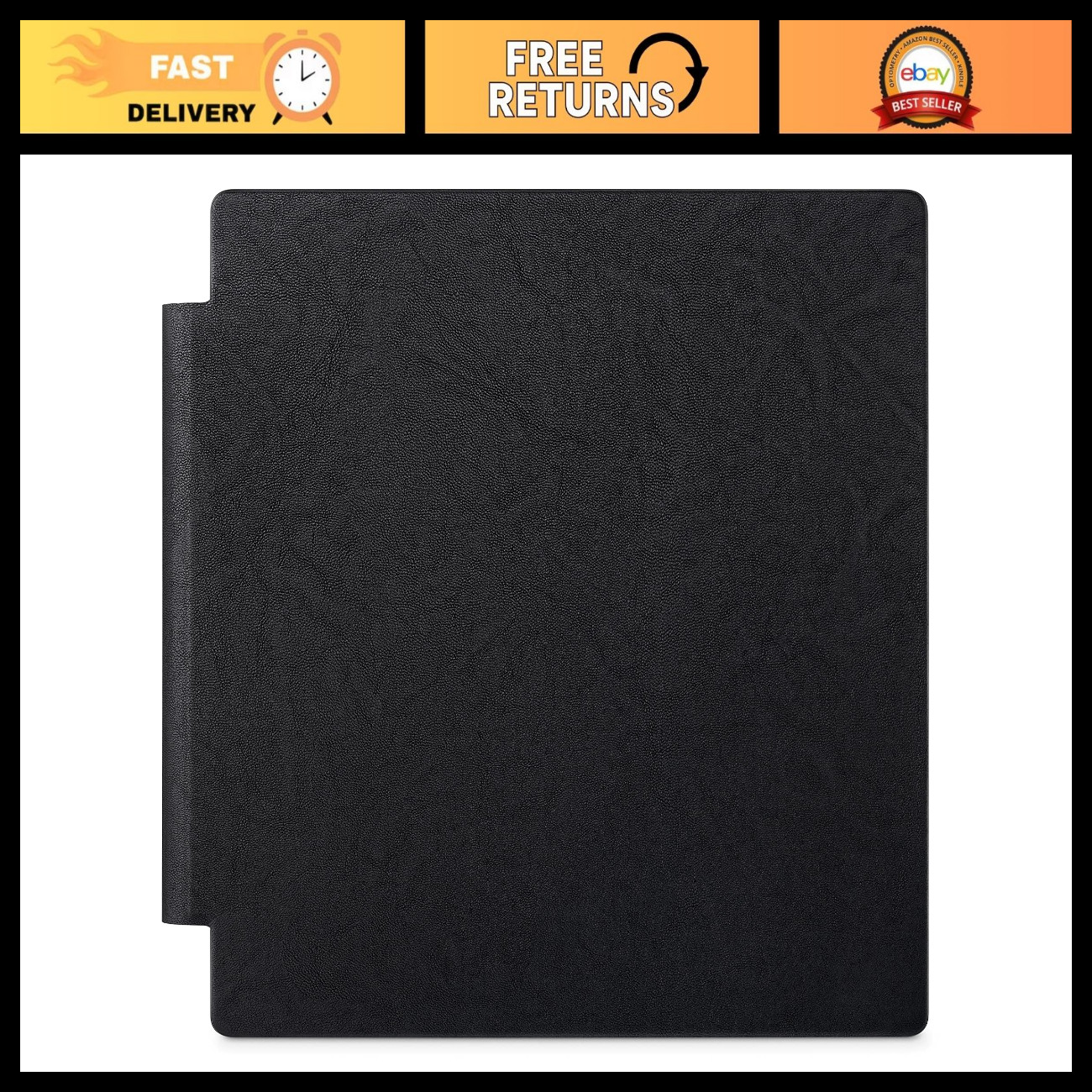 Kobo Elipsa 2E Black Sleepcover Case - Lightweight, Durable, Protects Screen