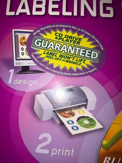 CD Stomper CD  DVD Labeling System Professional Edition Complete  600 Labels