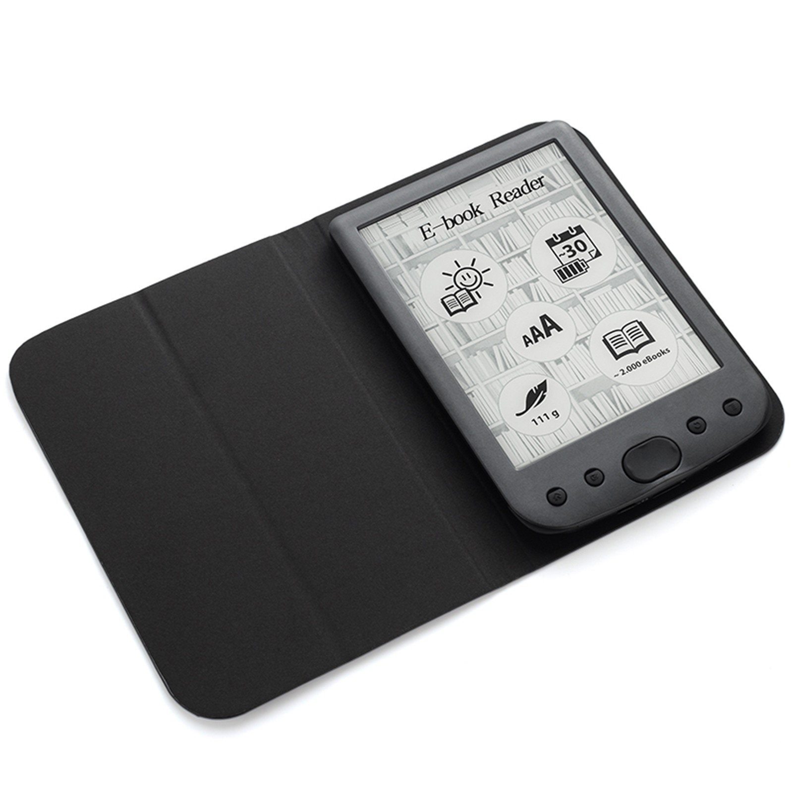 6 E-Book Reader Eye-Friendly E-Reader With E-Ink Screen Portable Audio Vid QCTL