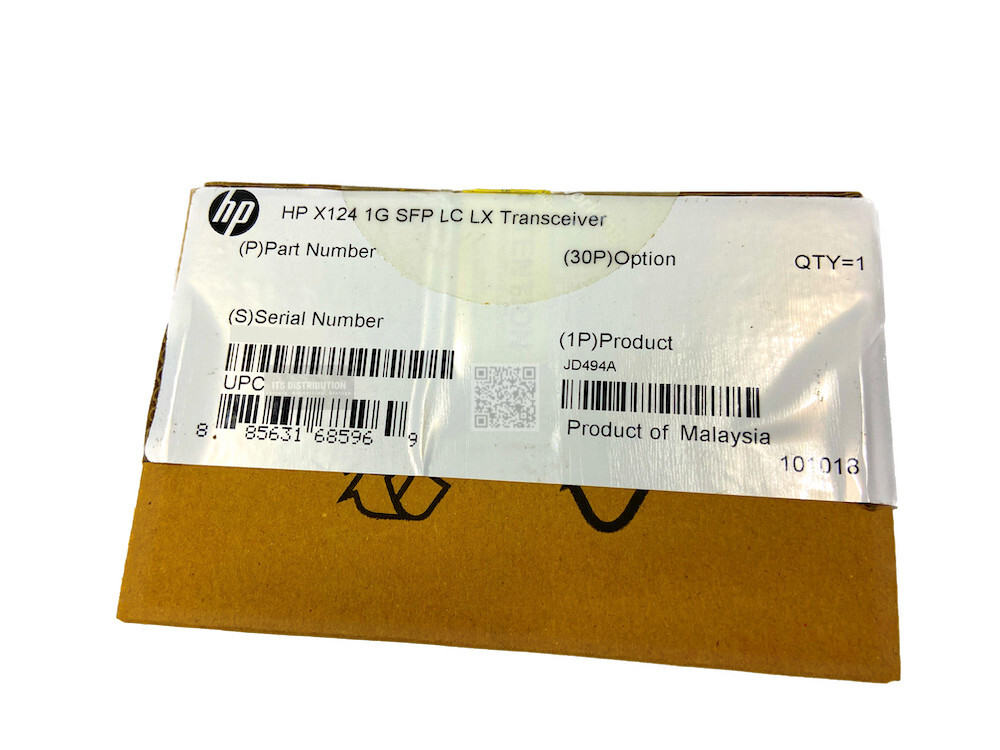 JD494A I Genuine HPE SFP Module - 1 x 1000Base-LX1 Transceiver 3CSFP92 NEW