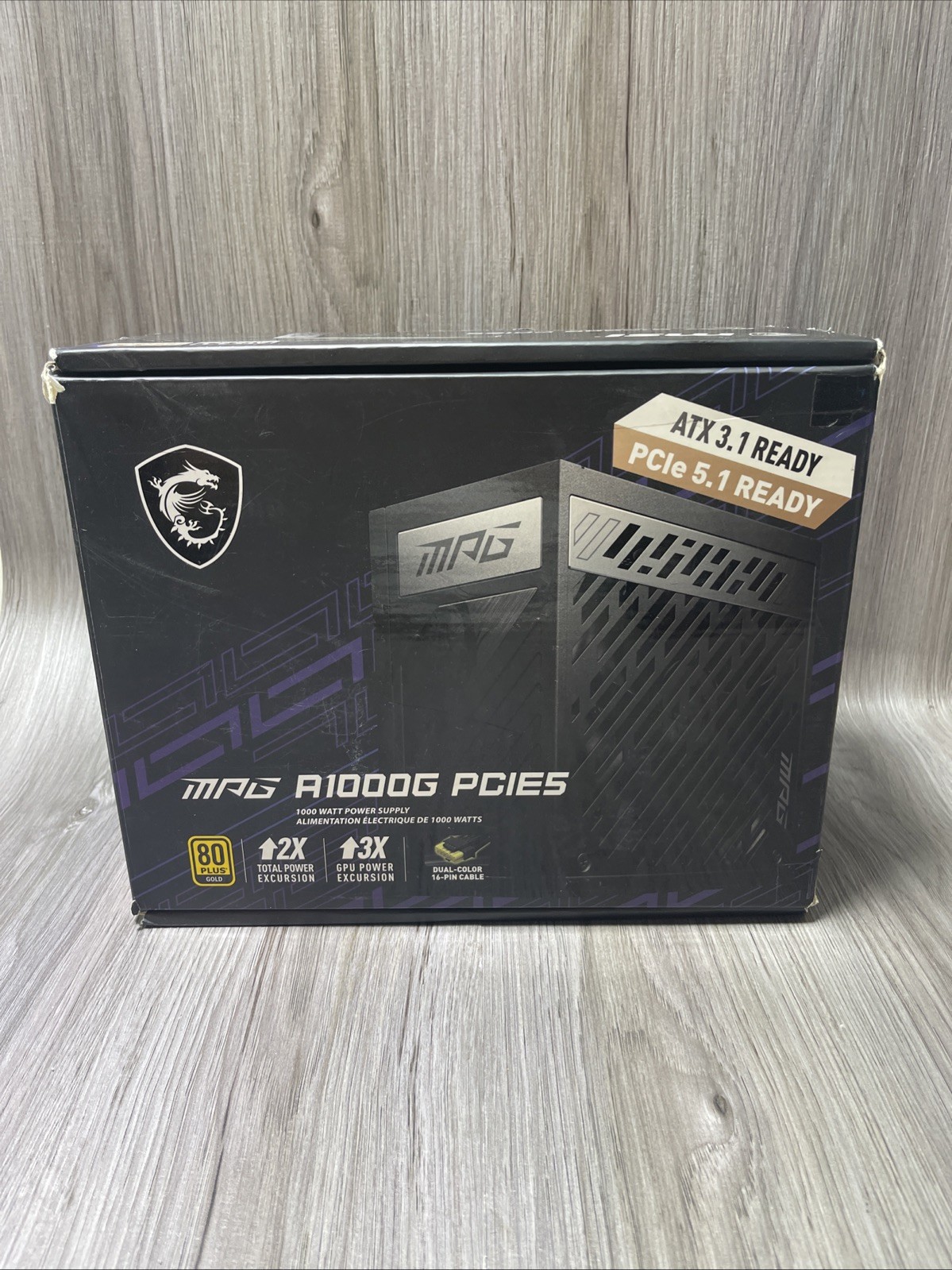 MSI MAG A1000GL PCIE 5 Gaming Power Supply - ATX 3.1 & PCIE 5.1