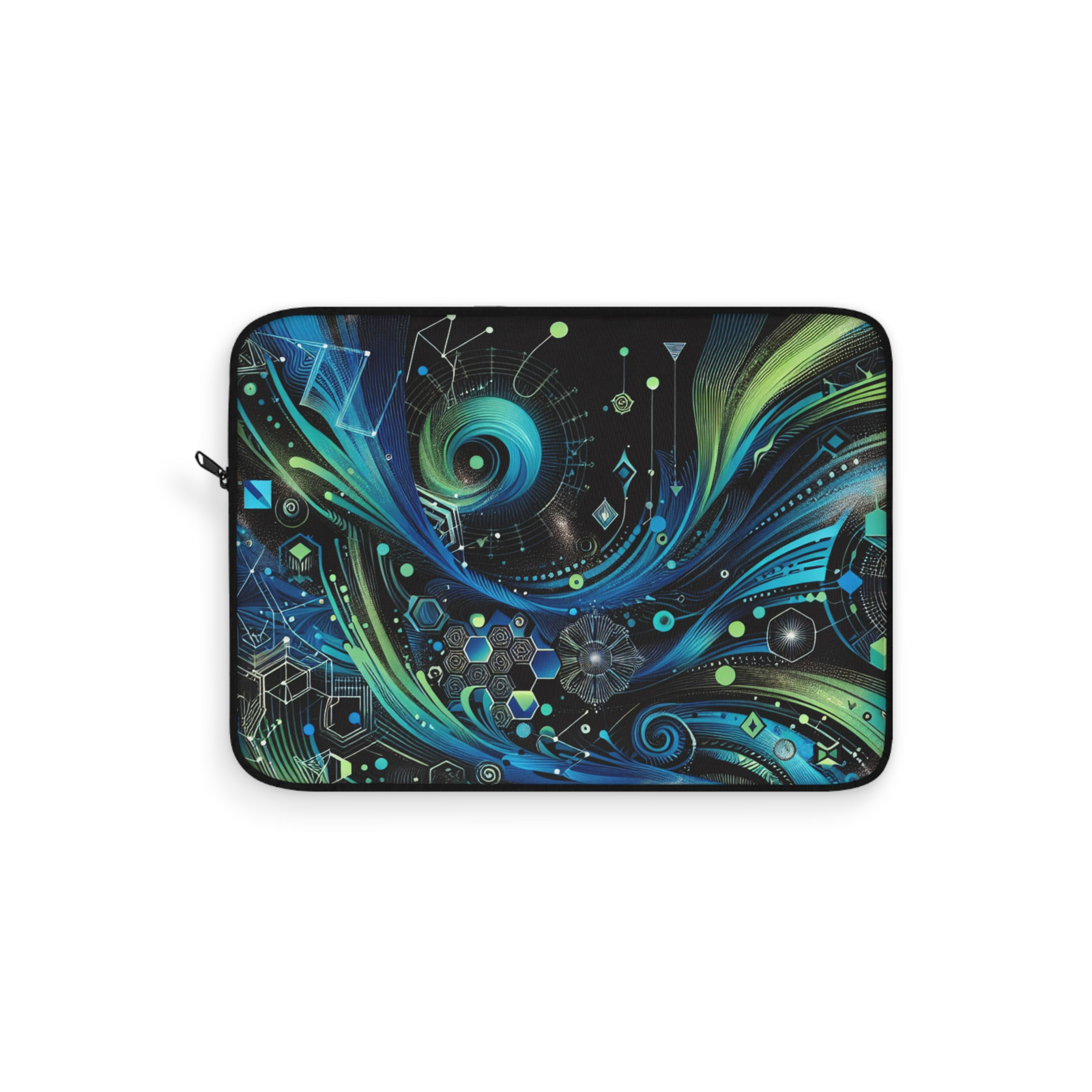 Abstract Cosmic Laptop Sleeve - Vibrant Universe Design for Tech Lovers