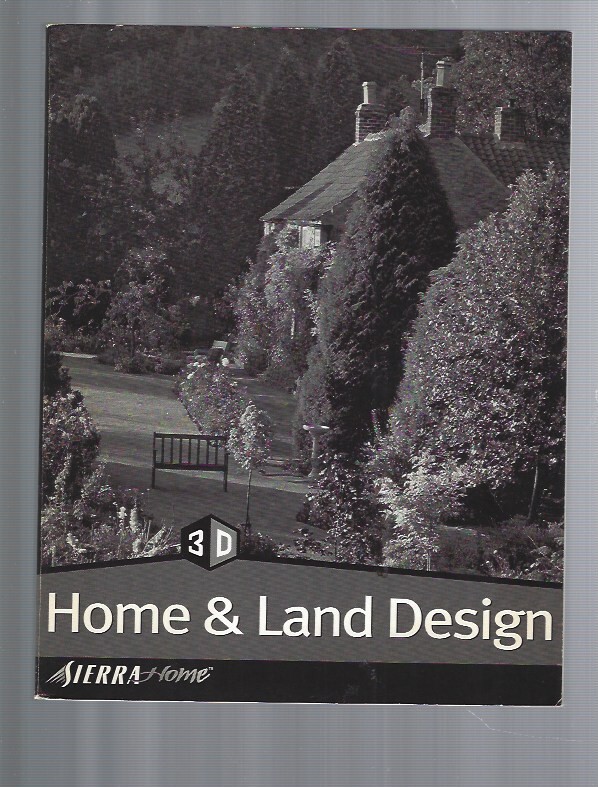 Sierra Home 3D Home & Land Design User Manual 2001 Softcover Very RARE NEW