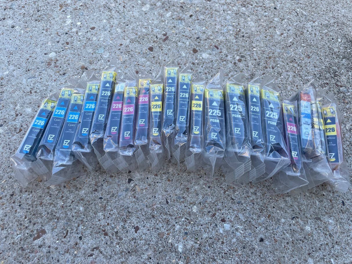 20x EZInk Ink Cartridges Canon Pixma Ink CA 225/226x w/Chip