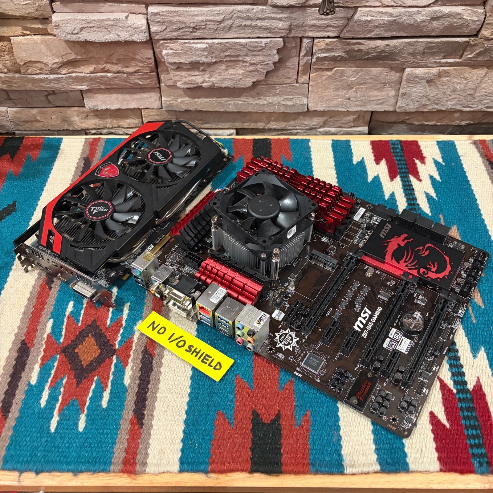 MSI Z87-G45 GAMING ATX Motherboard Combo Core i7-4770K 16GB RAM Radeon R9 280X