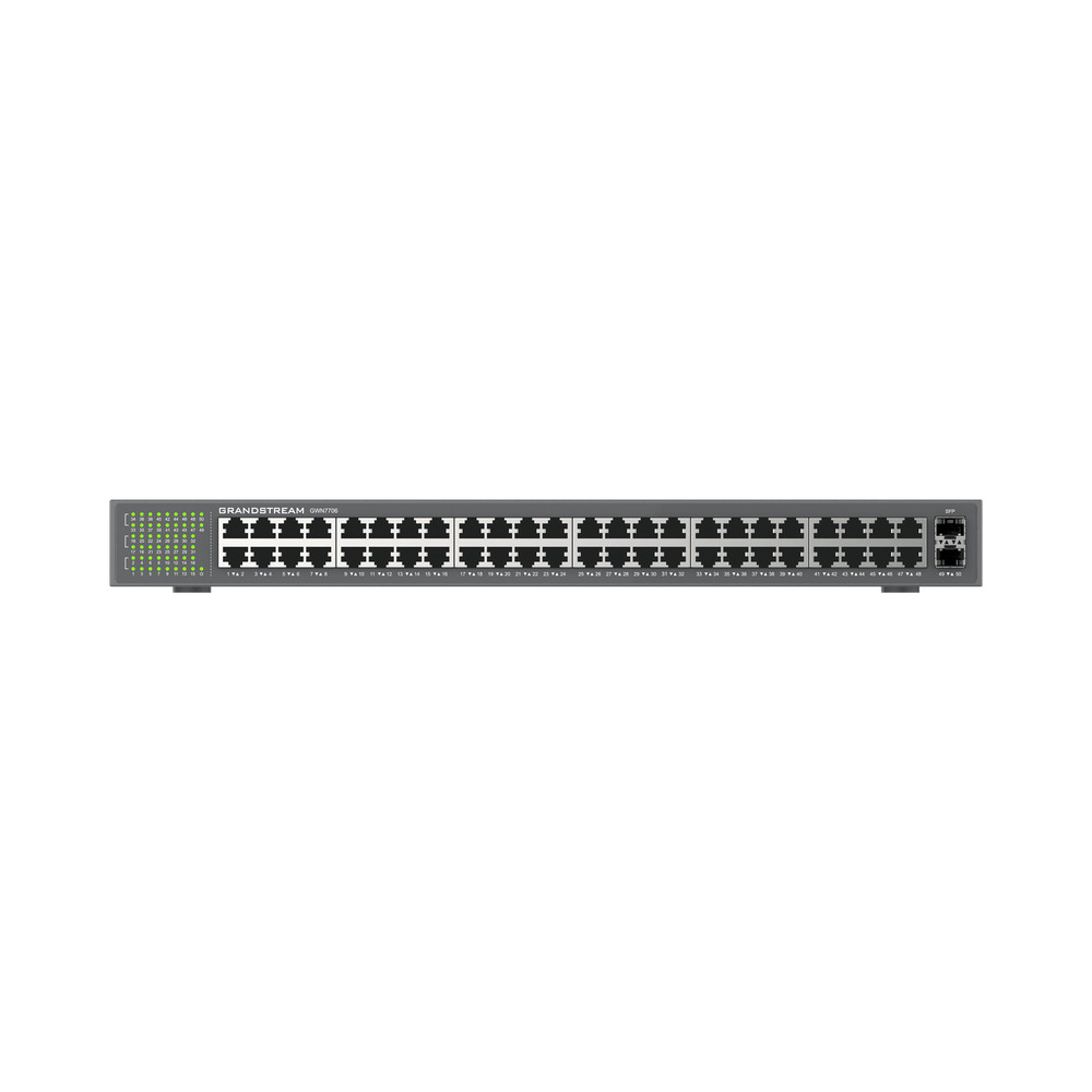 Grandstream GWN7706 Unmanaged Gigabit Switch | 48 Gigabit Ports 10 | 100 | 1000