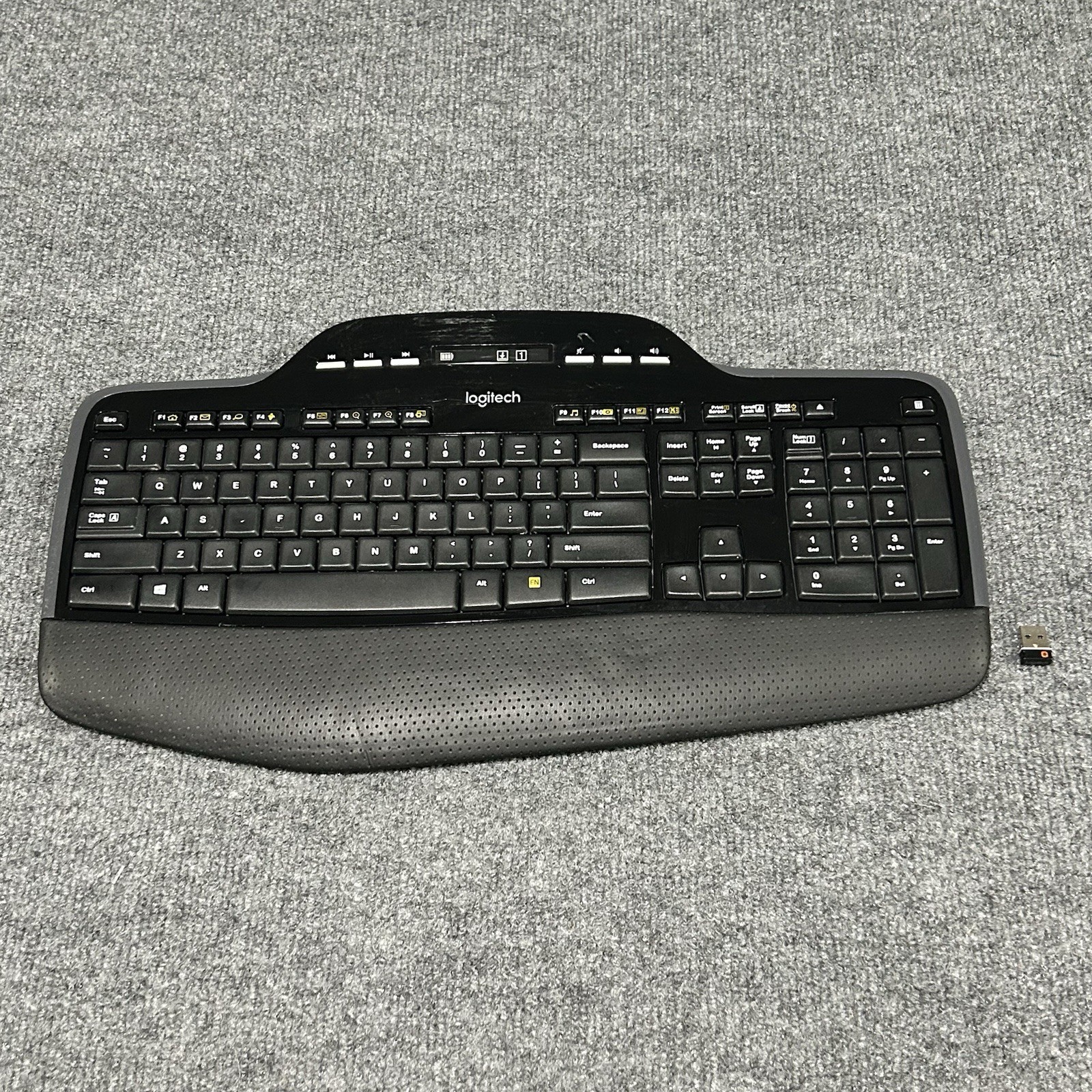 Logitech MK710 Wireless Ergonomic Keyboard Y-R0059 with Unifying USB Receiver