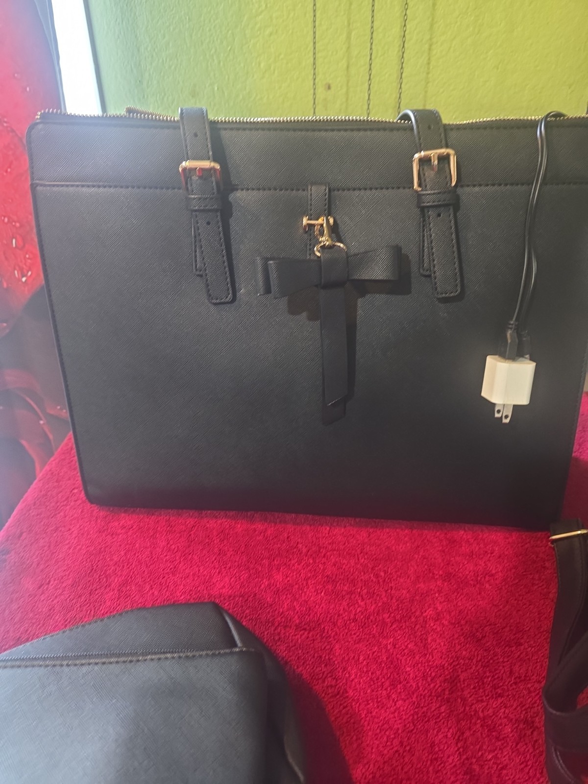 LAPTOP BAG FOR WOMEN 15.6 INCH LAPTOP WATERPROOF  LEATHER  COMPUTER BAG ...