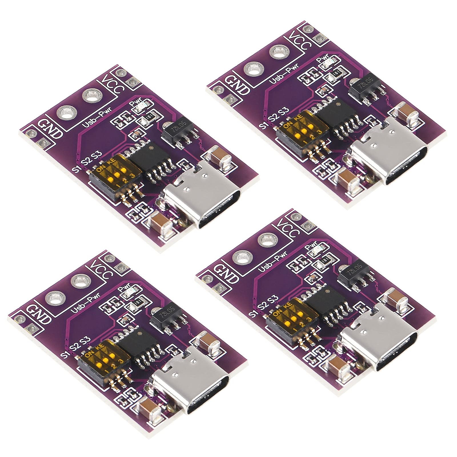 4pcs Type-C QC AFC PD2.0 PD3.0 DC Fast Charge Trigger Detector USB-PD Power