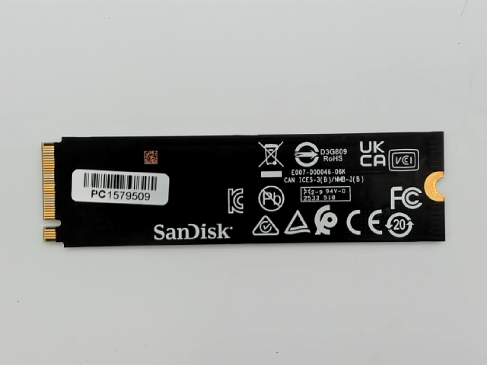 Western Digital 1TB 2280 WD Green SN3000 NVMe Internal SSD WDS100T461E-00CPS0