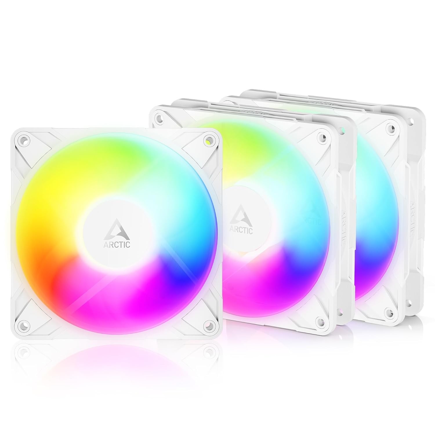 Arctic P12 Pro 120mm Reverse Airflow A-RGB Fan 3 Pack Premium 120mm Fans
