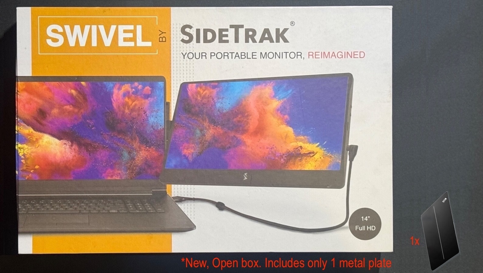SideTrak Swivel 14" Attachable Portable Monitor Extender