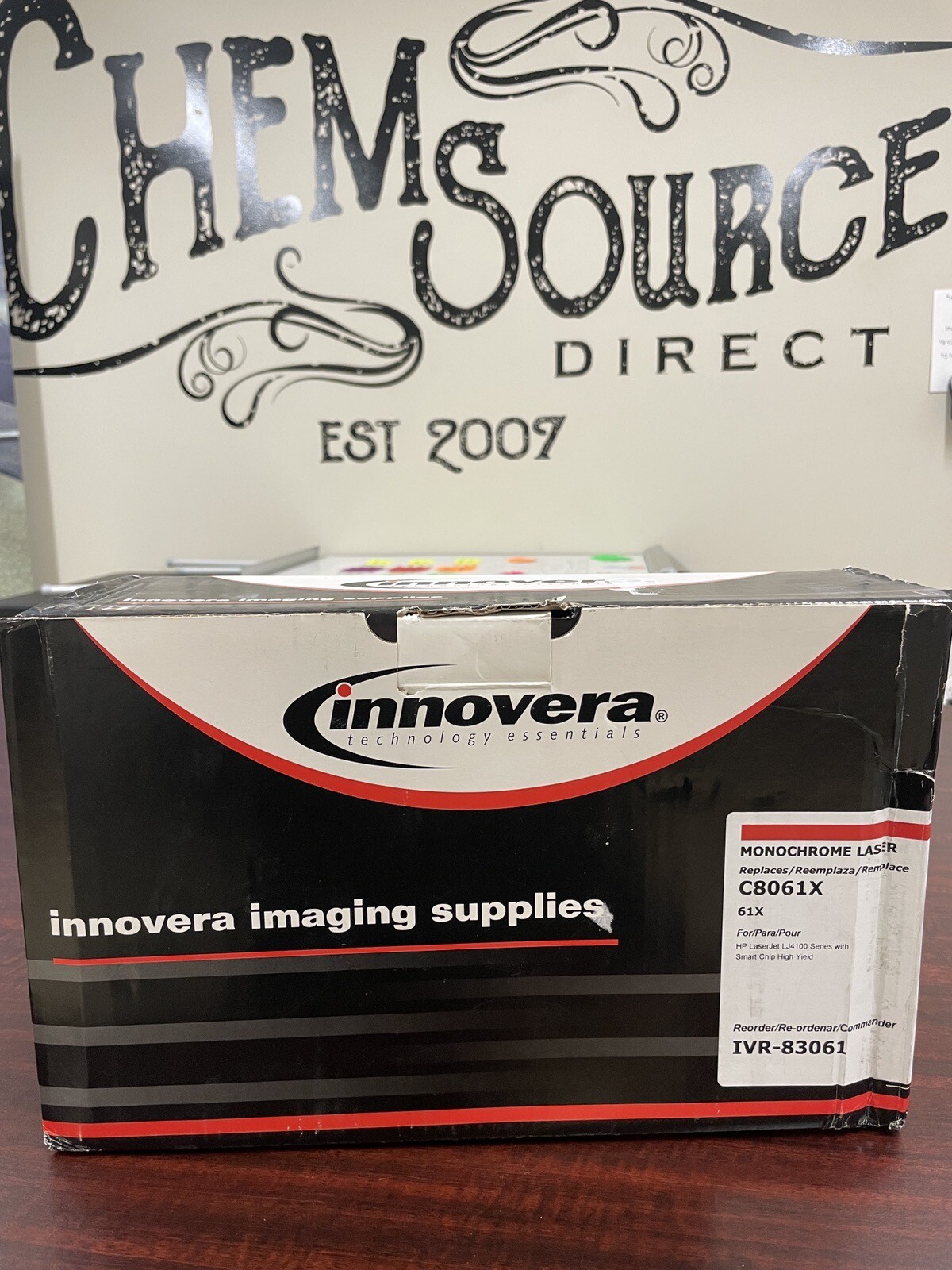 HP LJ4100 Replacement Ink Cartridge Laser IVR-83061 / C8061x Innovera MonoChrome