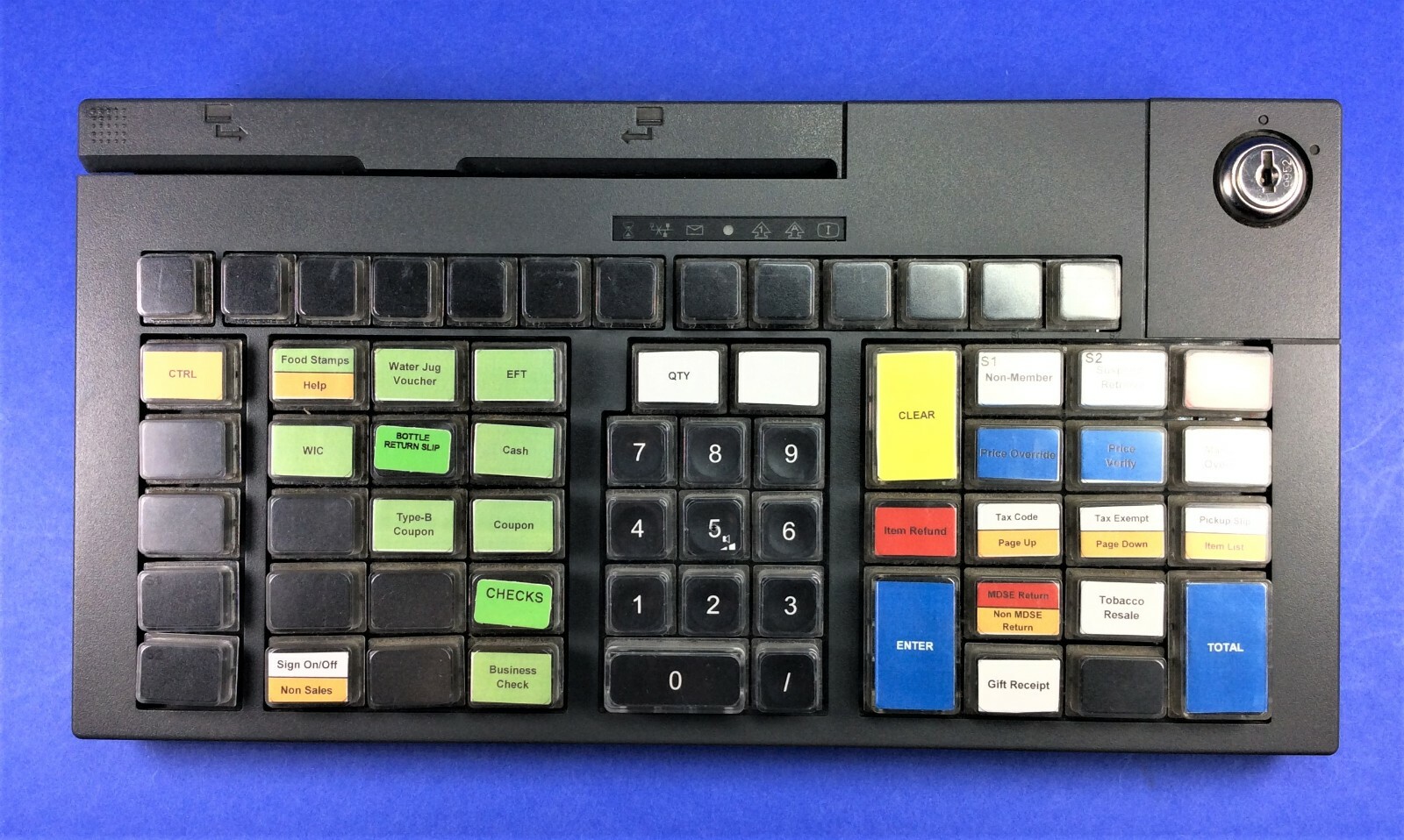 IBM / Toshiba - 67 Key IG Modular Keyboard w/MSR & Lock P/N:65Y4047 FRU:65Y4095
