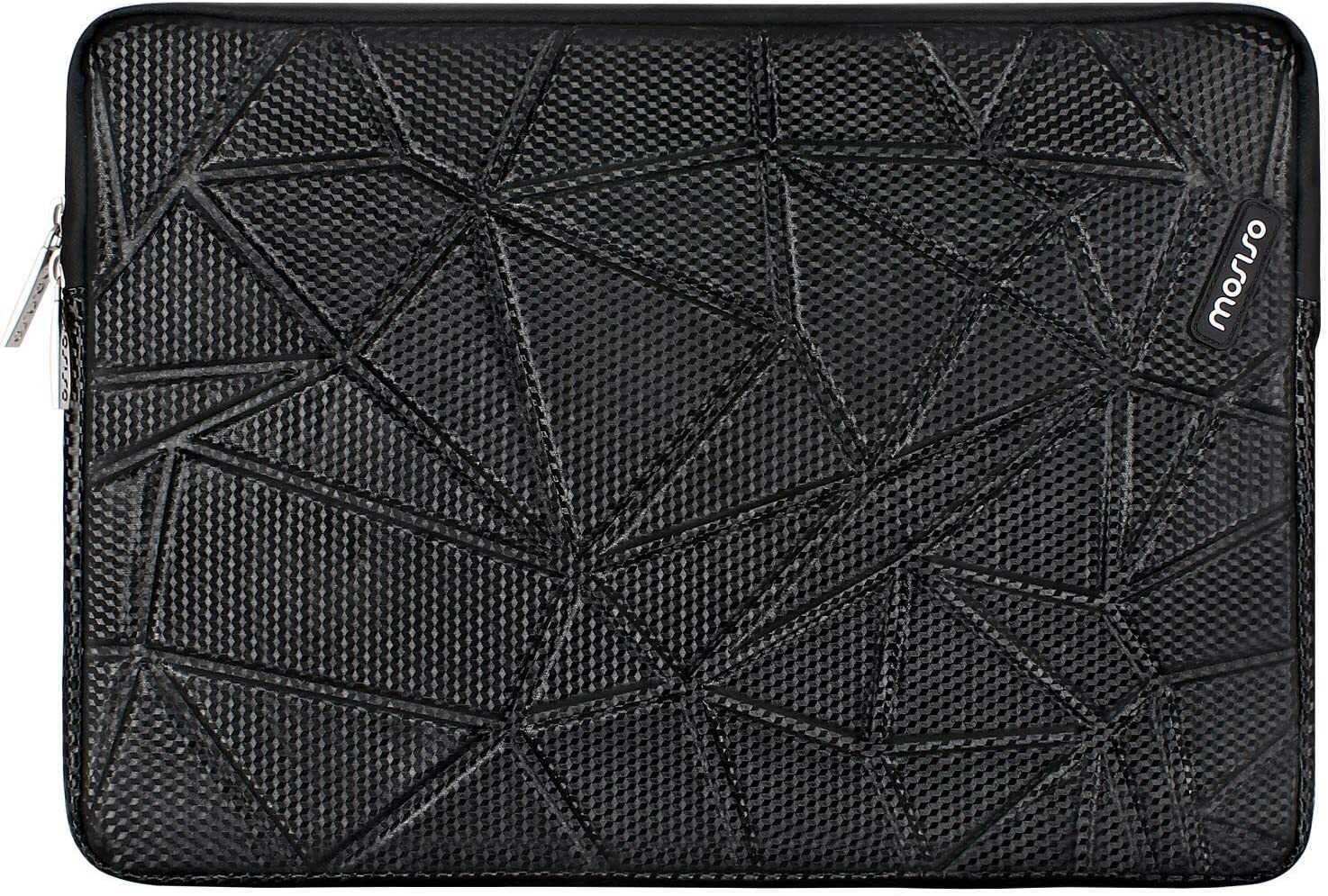 Mosiso Laptop Sleeve For MacBook Air Pro PU Leather Padded Bag Protective Case 