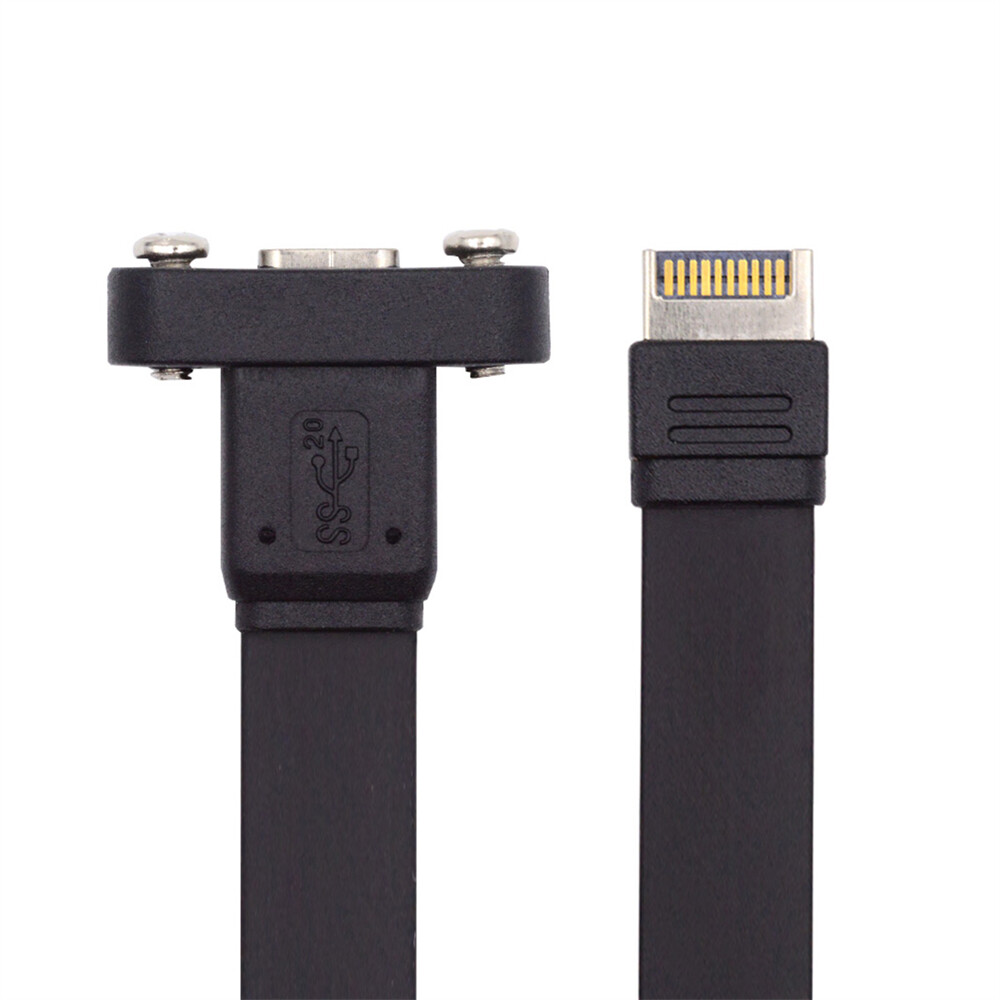 USB 3.2 Cable Type-E Front Panel to USB-C Type-C Female Header Internal Adapter