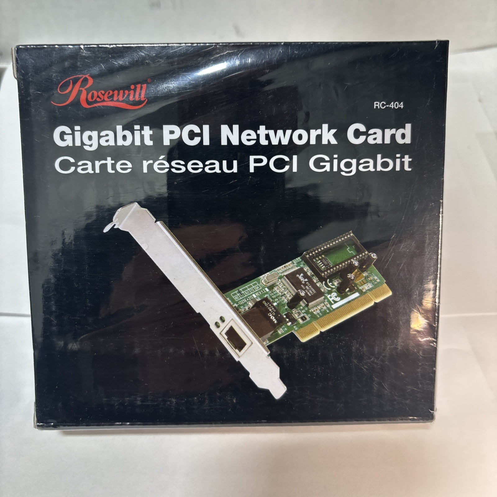 Rosewill Gigabit PCI Network Card. RC-404 . Brand New OGT10142602