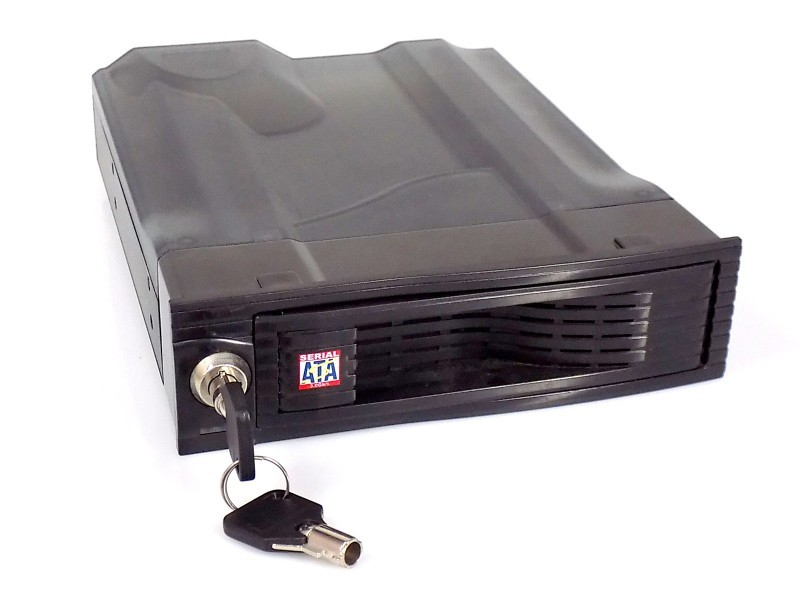 ICY BOX IB-169SK-B SATA removable frame for 3.5 inch HDD hard drives, Black TOP
