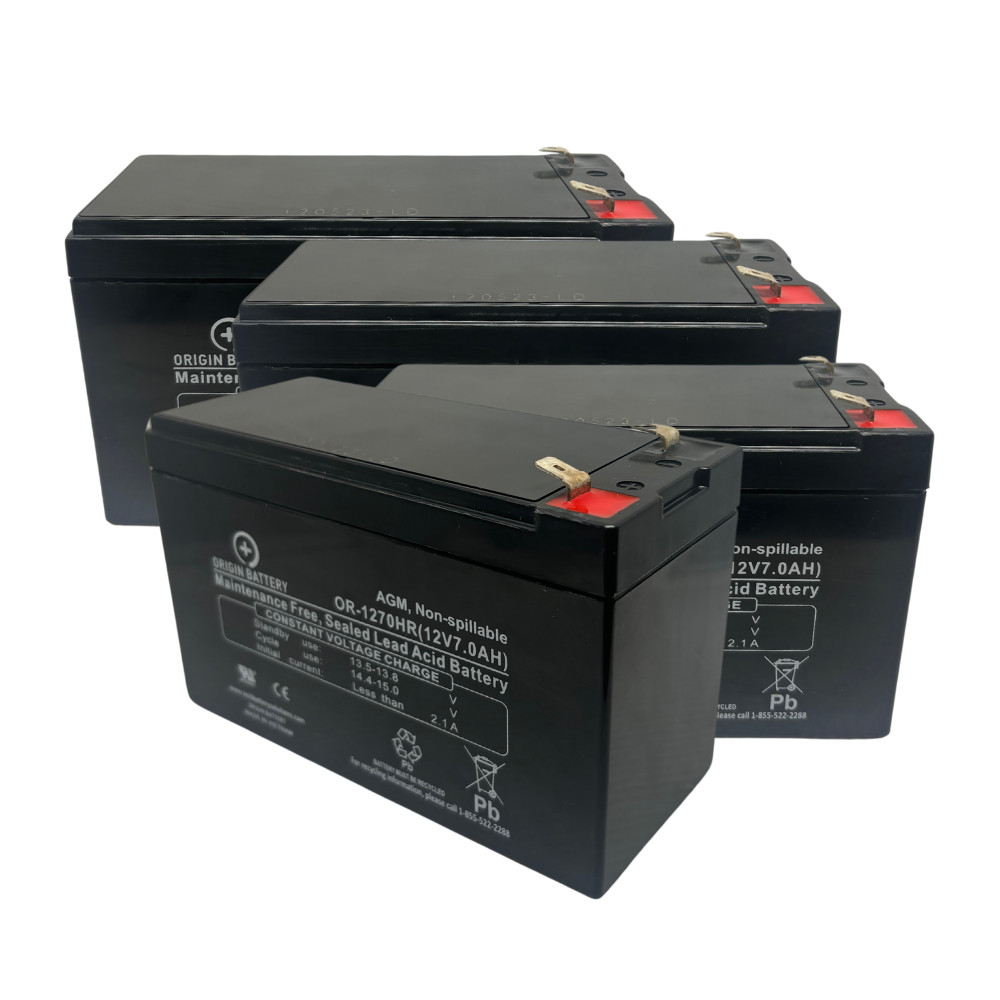Tripplite RBC54 Battery Kit, Also Fits RBC94-3U - 4 Pack 12V 7AH HR UPS Series