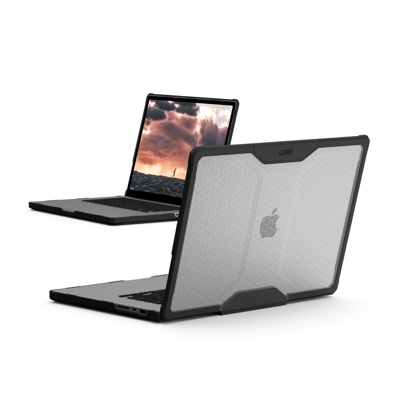 UAG MacBook Pro 16" Case M5/M4/M3 Pro/Max Chip Rugged Lightweight Plyo Clear Ice