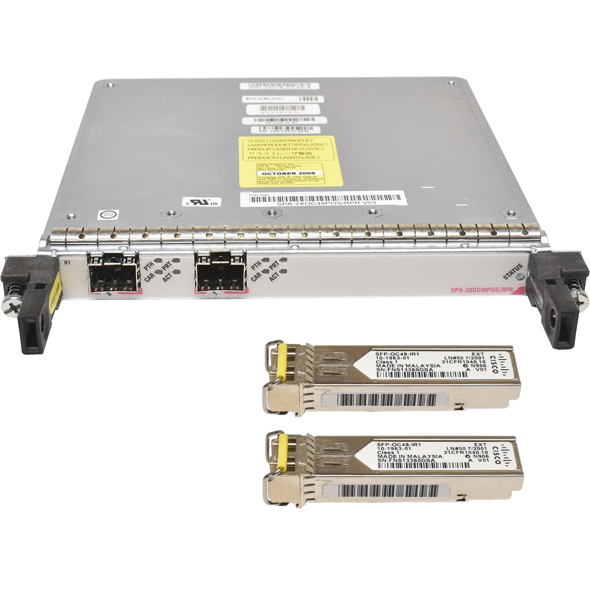 Cisco Module SPA-2XOC48POS/RPR 2-Port OC-48c/STM-16c for Cisco 7600 Series